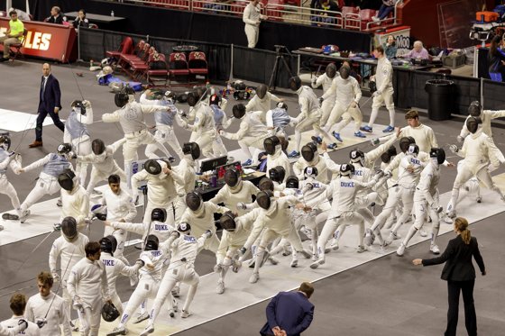 Men's Fencing (close)