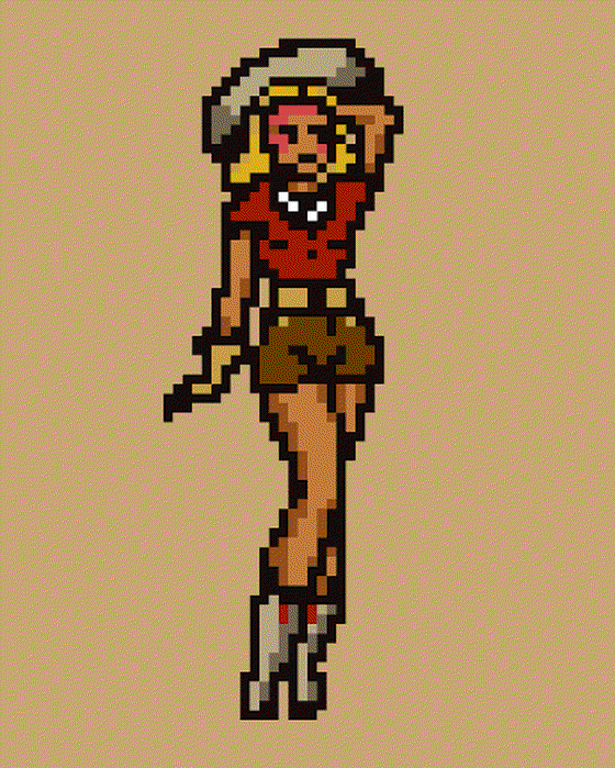 Western Pin-up girl