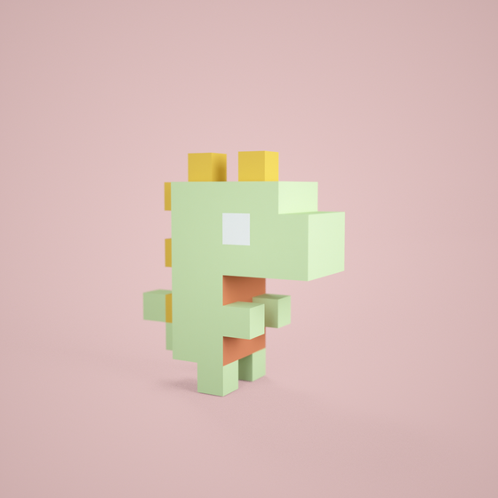 3D tiny dino #0123