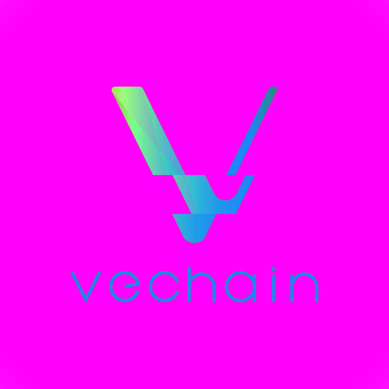 VeChain $VET glitched logo version 1.0