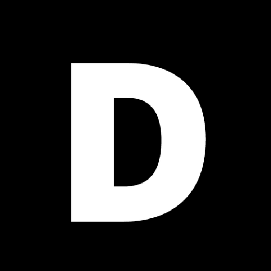 The letter D