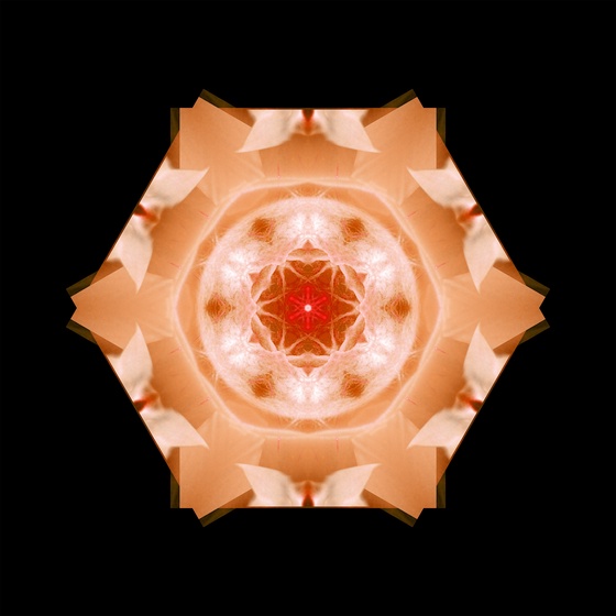 Yin Mandala: Orange