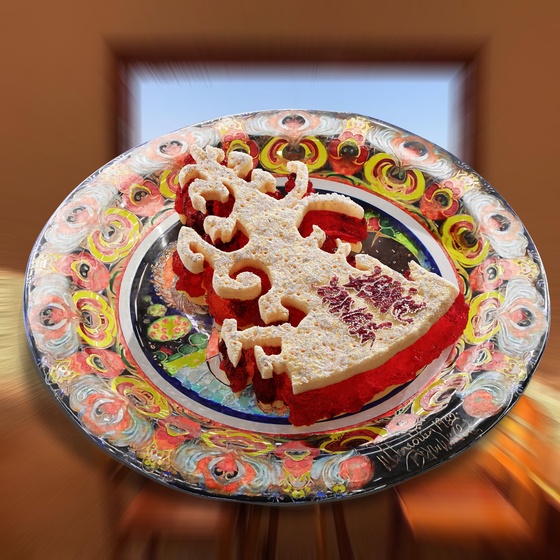 Ketchup Plate Pie Key 22