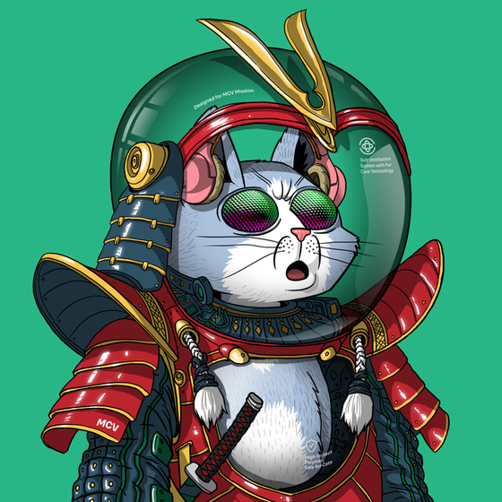 Mars Cat in Spacesuit #499