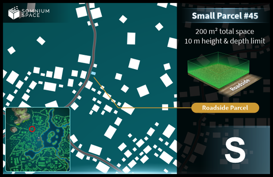 Small #45 (S) parcel in Somnium Space 