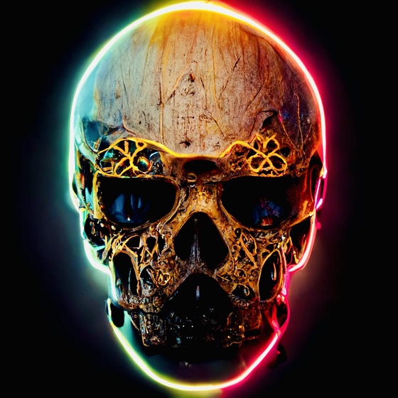 Cyber Skull Art 2