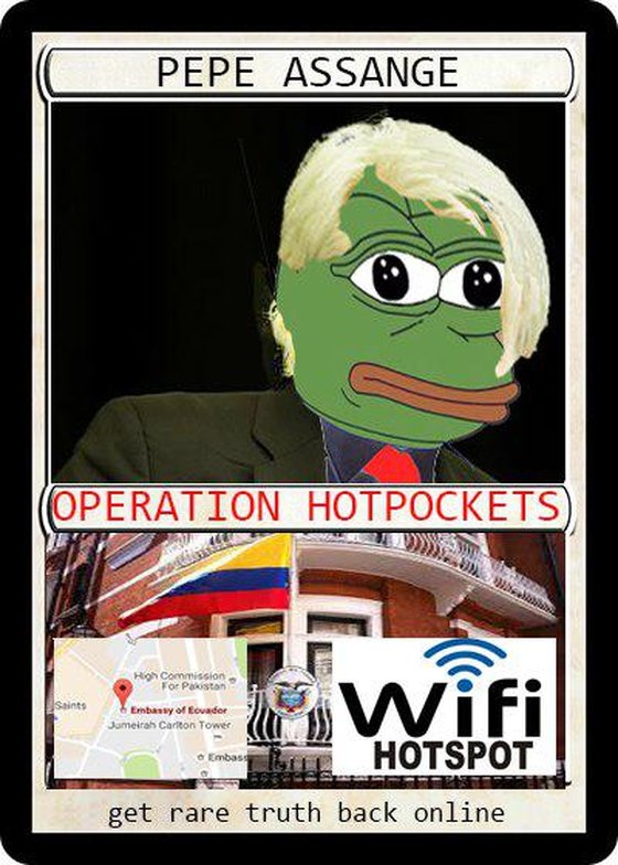 PEPEASSANGE | Series 6, Card 9 | RarePepe