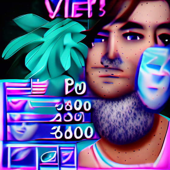 Vaporwave Portrait 6