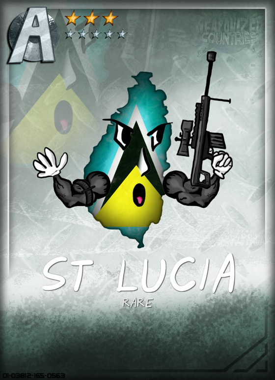 Weaponized Countries #3812 St Lucia