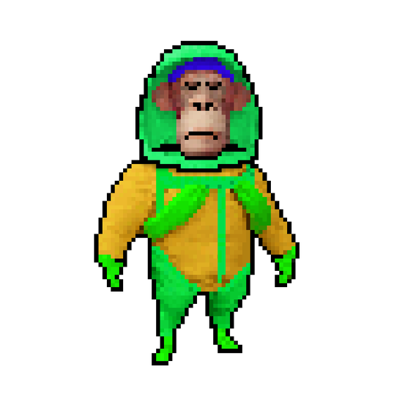 Pixel Radioactive Ape #147