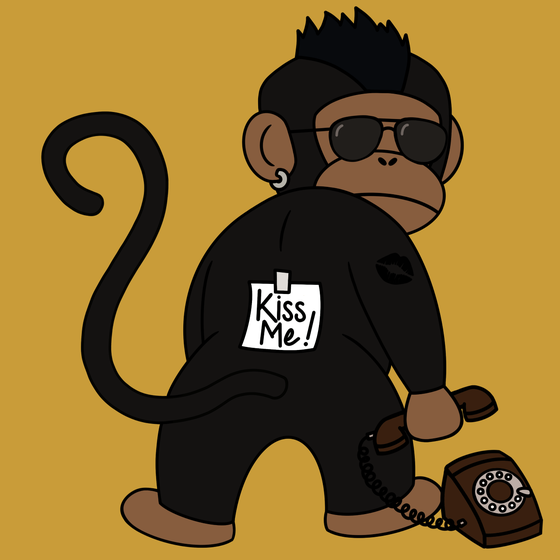 Kiss Me Monkey #1041