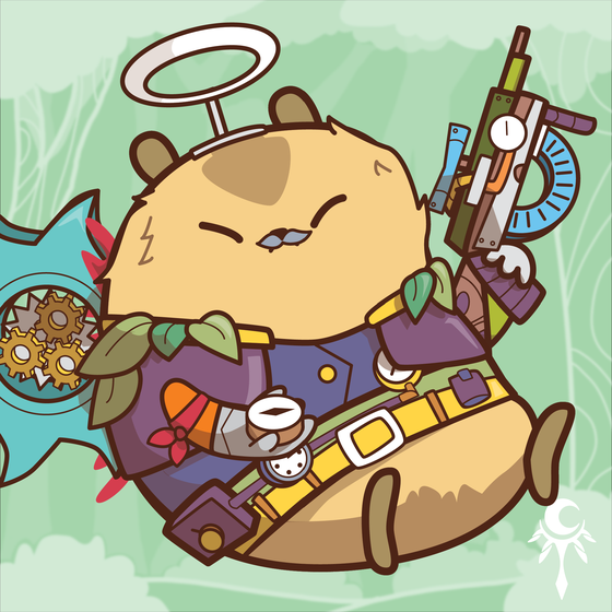 Hamsters #4615 (Moonlight Clan Unique)