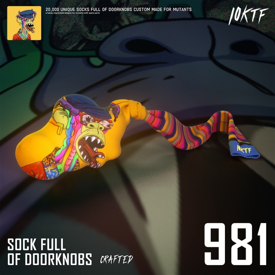 Mutant Sock Full of Doorknobs #981