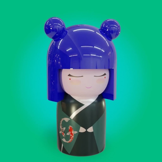 Kokeshi Momoe #1284