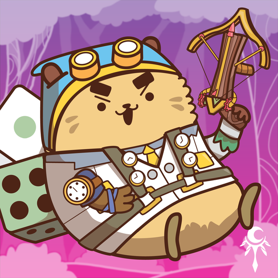 Hamsters #4481 (Moonlight Clan Unique)