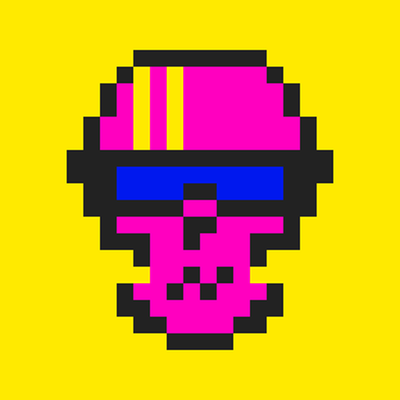 Cyber CryptoSkull #923