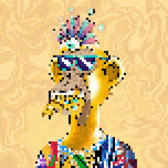 Trippin' Pixel Ape #586