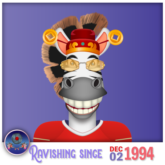 Zebra Birthday #1093