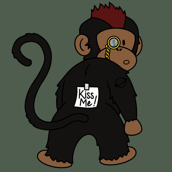 Kiss Me Monkey #5183