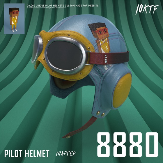 Meebit Pilot Helmet #8880