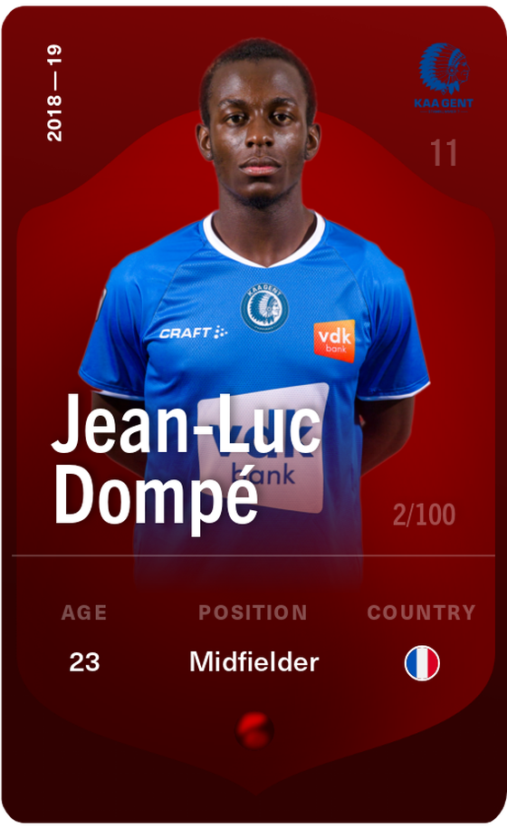 Jean-Luc Dompé 2018-19 • Rare 2/100