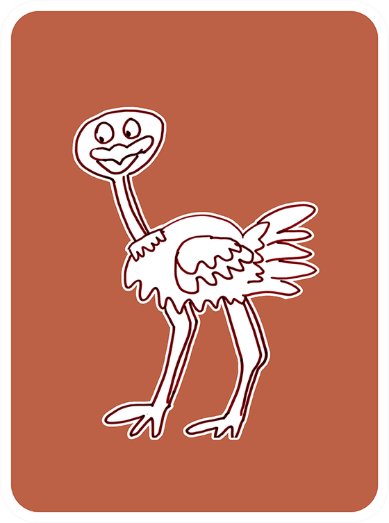 Organized Ostrich