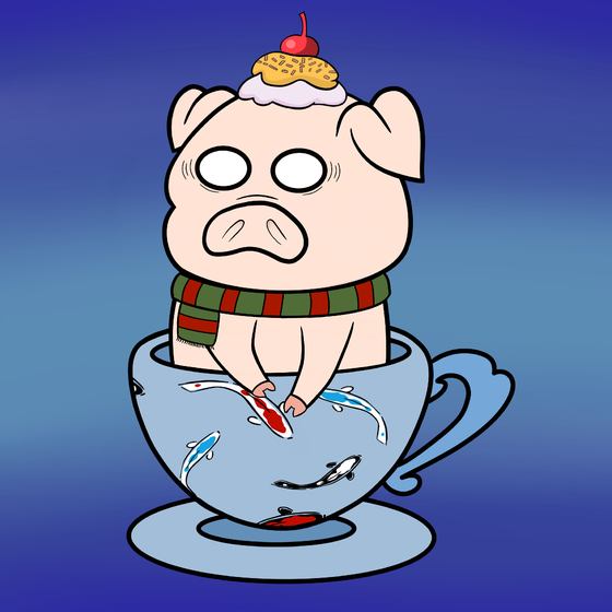 Lucky Teacup Piggy Club #997