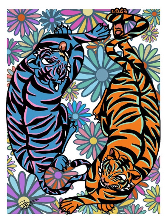 flower＆tiger #2