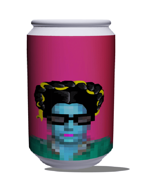 Crypto Chick Soda refreshing summer. 