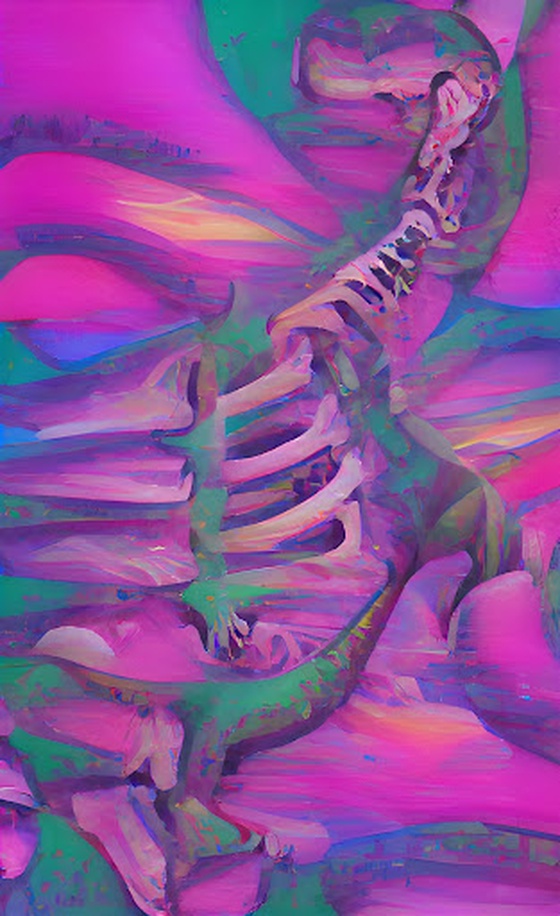 Dinosaur bones