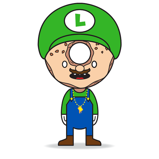 Luigi "DONUT HEADS" - #19 (*)