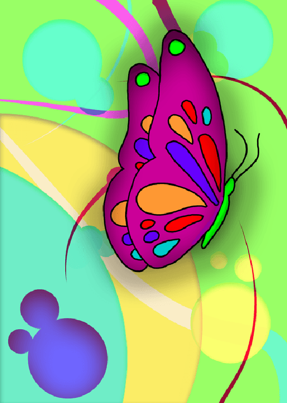 Neon Butterfly #3