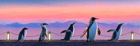 Five Penguins #505