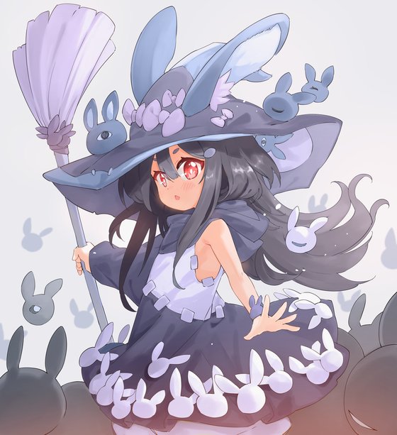 #003 Black Witch Rabbit 