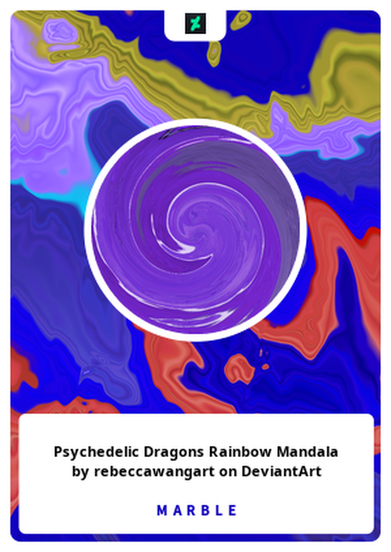 Psychedelic Dragons Rainbow Mandala by rebeccawangart on DeviantArt