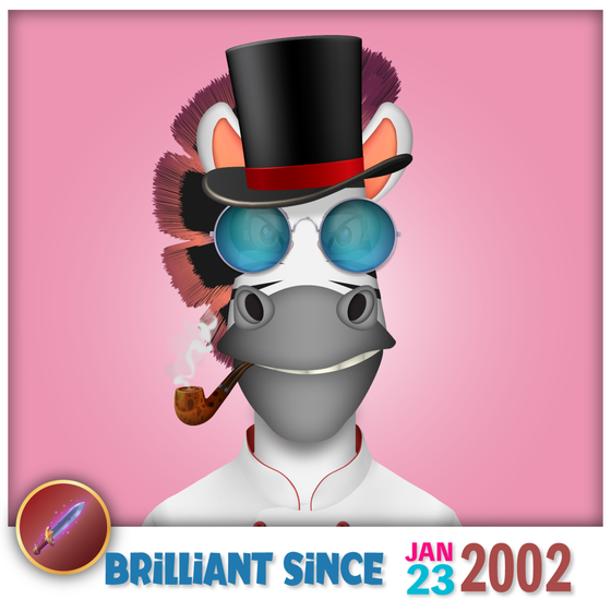 Zebra Birthday #3952