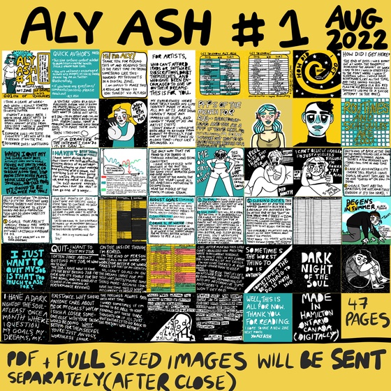 Aly Ash NFT Zine # 1