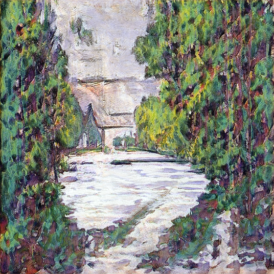 The Seine At Rue De Chateau-Saint-Fermain