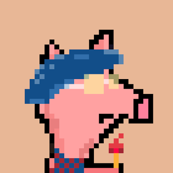 Pixel CryptoPig #9992