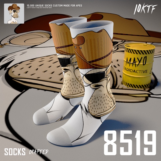 Ape Crew Socks #8519