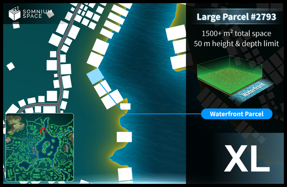 Extra Large #2793 (XL) parcel in Somnium Space