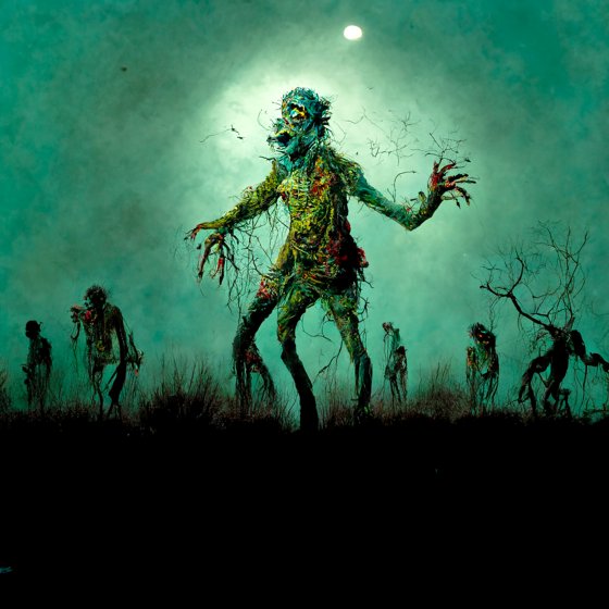 Kalahari Zombies: Three Legs Under The Dim Green Desert Moon