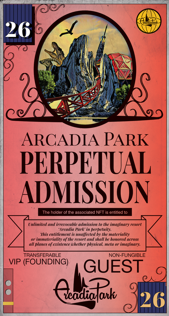 Arcadia Park Perpetual Admission Pass #26