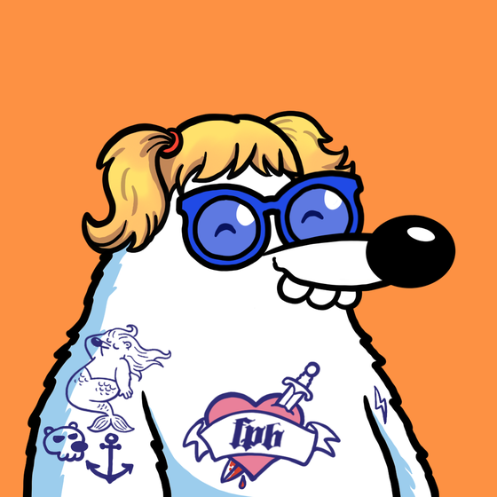 Fluffy Polar Bear #1525