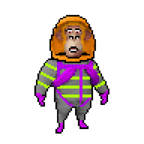 Pixel Radioactive Ape #263