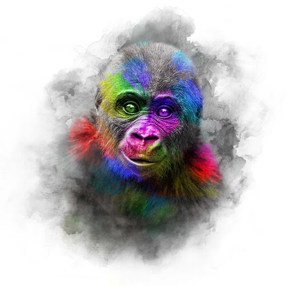 PSYCHEDELIC BABY - GORILLA