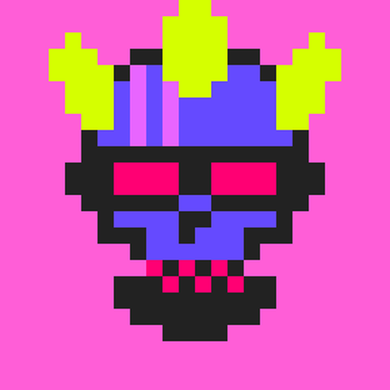 Cyber CryptoSkull #2642