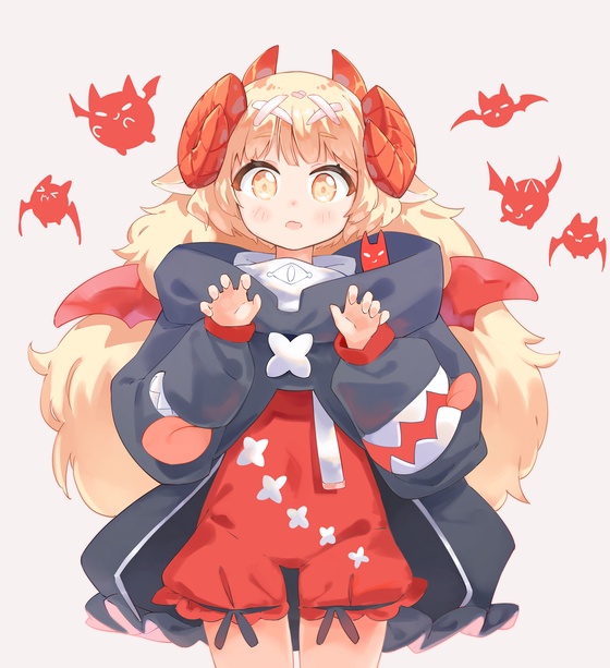 #005 Fuwafuwa Red Demon