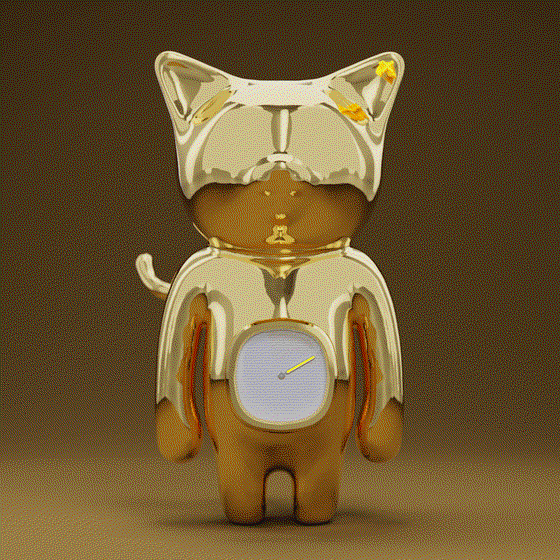 Catblox #7127 - Timepiece Gold