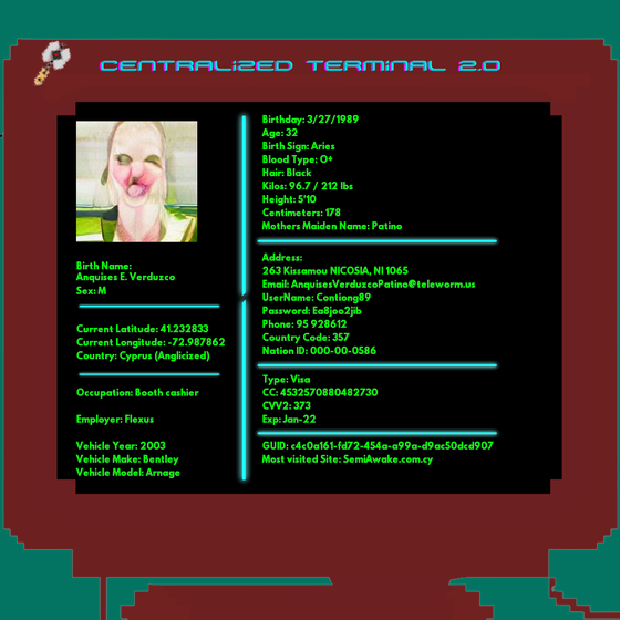 Terminal #3086